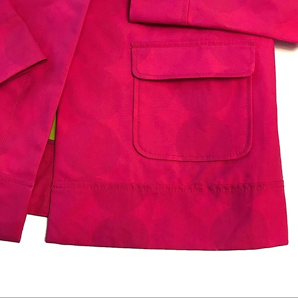 Old Navy Pink Waterproof Trench Raincoat - Picture 6 of 13